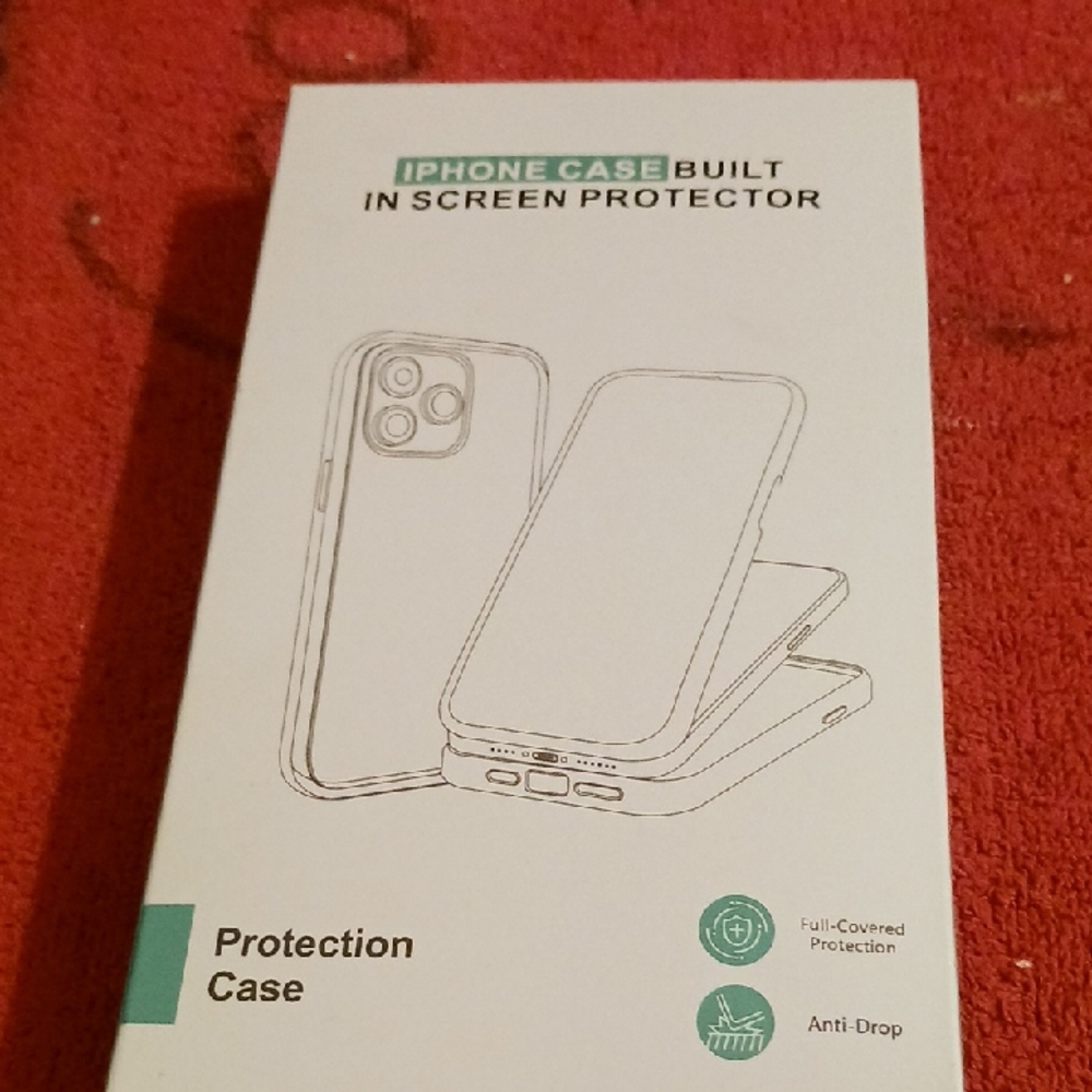 iPhone 11 Case with Built-in Screen Protector - Gold